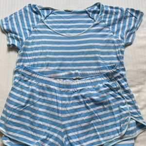 Lake Pajamas Blue Set size Large